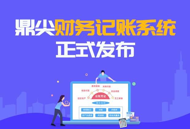 鼎尖财务记账系统正式发布！