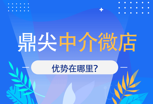 鼎尖中介微店的优势在哪里？